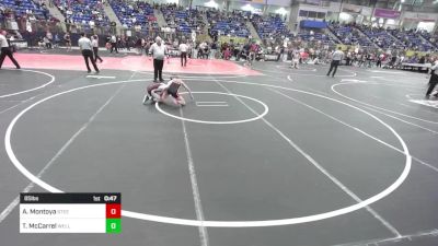 85 lbs Consi Of 8 #2 - Asher Montoya, Steel City Reloaded vs Treyden McCarrel, Wellington Eagles