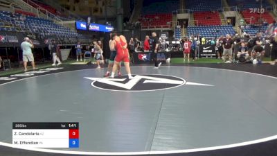 285 lbs Cons 8 #2 - Zayne Candelaria, Arizona vs Mark Effendian, Pennsylvania