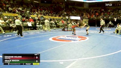 140 Class 1 lbs Cons. Round 3 - Gracie Rindom, Lathrop vs Kimarhri Wilkins, Sikeston