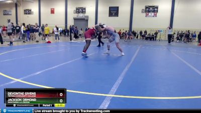 197 lbs Cons. Round 2 - Devontae Givens, Triton Community College vs Jackson Ormond, Wisconsin-La Crosse