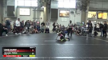 64 lbs Round 2 (6 Team) - Michael Perna, BTWC vs Chase Gilbert, NOVA Wrestling Club