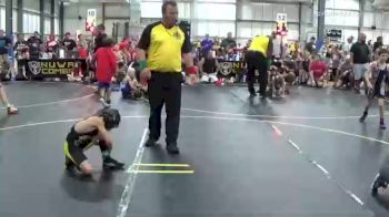 56 lbs Round 5 (6 Team) - Rocklin Sumner, Missouri Gold vs Maddox Bainter, Untouchables Purple