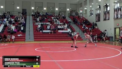 127 lbs Round 2 - Drew Borden, Hewitt Trussville Freshman vs Harrison Tyus, Hewitt Trussville Middle School