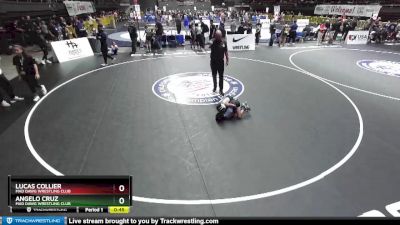 58 lbs Semifinal - Lucas Collier, Mad Dawg Wrestling Club vs Angelo Cruz, Mad Dawg Wrestling Club