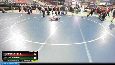 106 lbs Cons. Round 4 - Colton Shaffer, IA vs Connor Surrette, MN