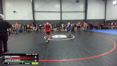 120-126 lbs Champ. Round 1 - Orion Madrigal, Unattached vs Jayson Schweim, Reality Sports Wrestling Club