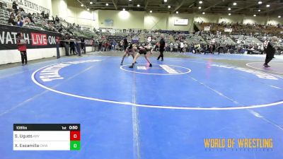 108 lbs Consi Of 8 #1 - Santana Ugues, Arvin Grizzlies vs Xavier Escamilla, Cali Warriors Wrestling