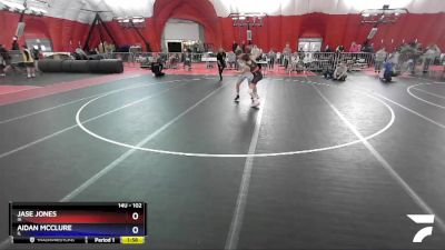 102 lbs Cons. Semi - Jase Jones, IA vs Aidan McClure, IL