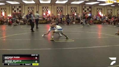 78 lbs Quarterfinal - George Jolley Iv, Marc Aurelle vs Anthony Plesh, Motion