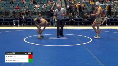 165 lbs Prelims - Ryan Moltz, Unattached vs Austin Matthews, Northern Colorado