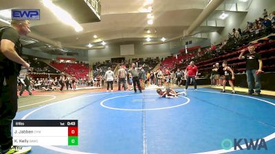 61 lbs Consi Of 4 - Jake Jabben, Caney Valley Wrestling vs Kaleb Kelly, Broken Arrow Wrestling Club