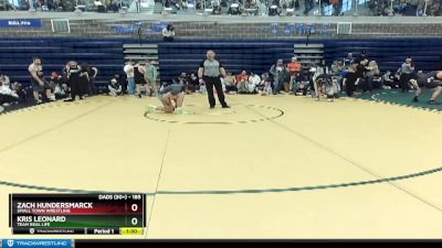 185 lbs Round 3 - Zach Hundersmarck, Small Town Wrestling vs Kris Leonard, Team Real Life