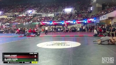 AA - 138 lbs Cons. Semi - Daniel Evert, Flathead (Kalispell) vs Bladen Madel, Great Falls / MSDB