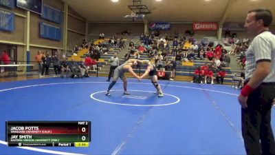 197 lbs 5th Place Match - Jay Smith, Eastern Oregon University (Ore.) vs Jacob Potts, Vanguard University (Calif.)