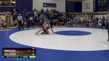 285 lbs Semis & Wb (16 Team) - Shea Garand, Castleton University vs Liridon Leka, Johnson & Wales (RI)