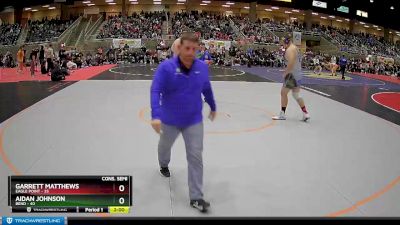 287 lbs Semis & 1st Wrestleback (8 Team) - Aidan Johnson, Bend vs Garrett Matthews, Eagle Point