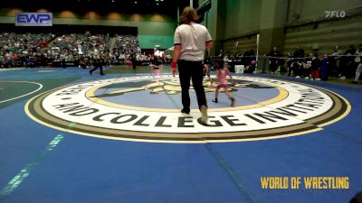 40 lbs Consi Of 4 - Coraline Sierra, CVBJJ vs Bella Baskerville, Victory Wrestling Club,wa