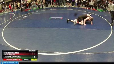 105 lbs Champ. Round 2 - Teagan Griffiths, Iron Co Wrestling Academy vs Denton Martin, Uintah Wrestling