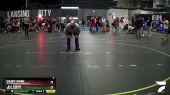 112 lbs Round 3 (4 Team) - Grady Ward, Belding Black Knights vs Levi Keene, Mat Psychos