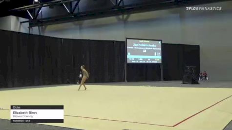 Elizabeth Birov - Clubs, Midwest Training - 2021 USA Gymnastics Championships