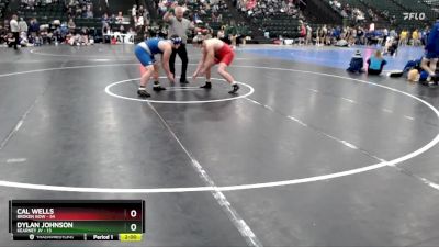 215 lbs Round 1 (16 Team) - Cal Wells, Broken Bow vs Dylan Johnson, Kearney JV