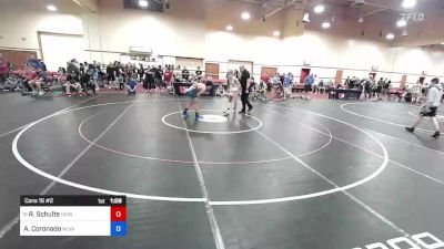 52 kg Cons 16 #2 - Ryder Schulte, Grindhouse Wrestling Club vs Abraham Coronado, Nevada Elite Wrestling