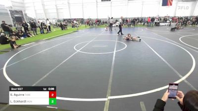 54 lbs Quarterfinal - Sydney Allison Aguirre, Threshold WC vs Logan Eckhardt, Iron Co Wrestling Academy