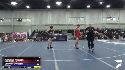 132 lbs Placement Matches (8 Team) - Maverick Mueller, Minnesota Red vs Connor Knudsen, Utah