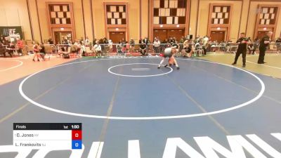 98 lbs Final - Daniel Jones, Ny vs Luke Frankovits, Nj