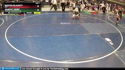 54 lbs Champ. Round 1 - Murphy Ashby, Wasatch Wrestling Club vs Boston Blackett, JWC