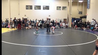 50 lbs Rr Rnd 2 - Coleton Godula, All American K-8 vs Landon Childers, Warrior RTC K-8