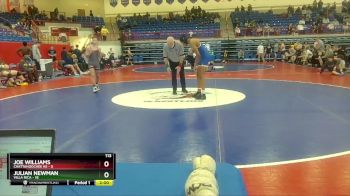 113 lbs 2nd Wrestleback (16 Team) - Julian Newman, Villa Rica vs Joe Williams, Chattahoochee HS