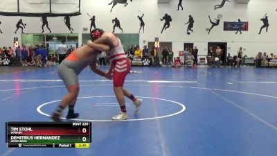 285 lbs Semifinal - Demitrius Hernandez, Heidelberg vs Tim Stohl, Wabash