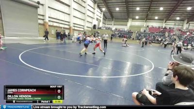 160 lbs Round 3 - Dillon Henson, Southern Idaho Training Center vs James Cornpeach, Utah