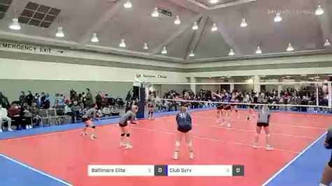 Baltimore Elite vs Club Syrv - 2022 JVA Charm City Challenge presented by Nike