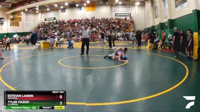 120 lbs Cons. Round 1 - Estevan Lankin, Hamilton vs Tyler Mason, La Mirada