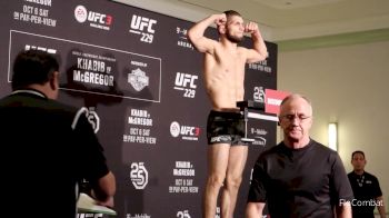 Khabib Nurmagomedov Makes Weight | Video