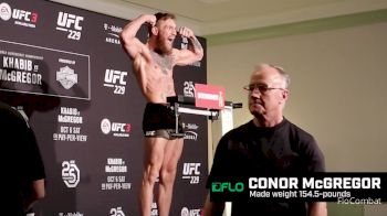 Video: Conor McGregor Makes Weight, Screams