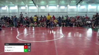 55 lbs Pools - Jordan Thomas, Phoenix W.C. vs Sammy Myatt, BAM Training Center