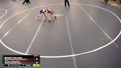 67 lbs Cons. Round 4 - Blake Xinastle, Summit Wrestling Academy vs Beckett Kallman, WAA (Woodbury) Youth Wrestling Club