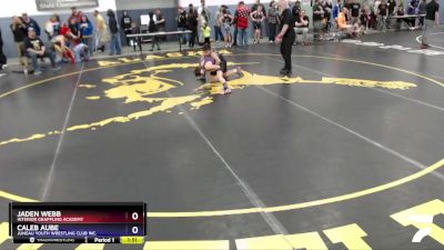 97 lbs Rr1 - Caleb Aube, Juneau Youth Wrestling Club Inc. vs Jaden Webb, Interior Grappling Academy