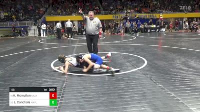 85 lbs Consi Of 16 #1 - Karter Mcmullen, Nazareth vs Landon Canchola, Maplewood