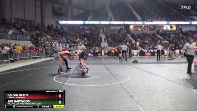 140 lbs Cons. Round 2 - Jax Gadwood, Mill Valley Kids Wrestling Club vs Calvin Keith, Larned Jr Indian