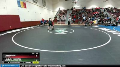 285 lbs Cons. Round 4 - Travis Reed, Big Piney vs Landon Haluzak, Thunder Basin High School