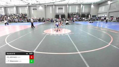 182 lbs Round Of 16 - Andrew Johnson, Portland vs Troy Giaccone, Glastonbury