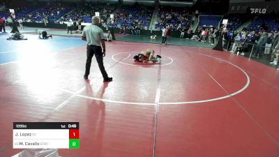 126 lbs Round Of 64 - James Lopez, Central Catholic vs Marcus Cavallo, Stratford