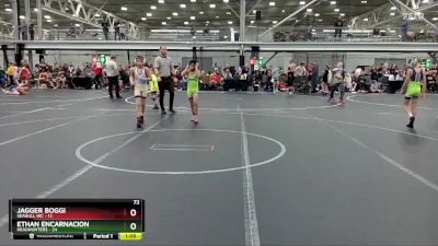 72 lbs Round 3 (4 Team) - Ethan Encarnacion, Headhunters vs Jagger Boggi, Seagull WC