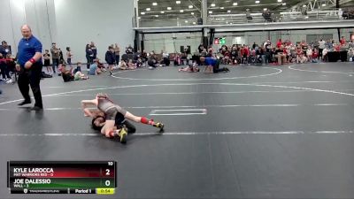 52 lbs Round 3 (4 Team) - Kyle LaRocca, Mat Warriors Red vs Joe Dalessio, Wall