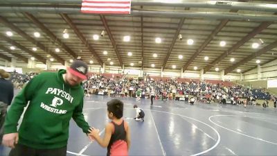 75 lbs Quarterfinal - Treysen Gentry, Bonneville Wrestling Club vs Rockwell Elton, Payson Pride