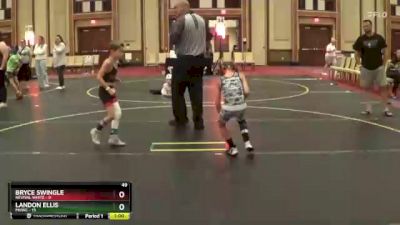 49 lbs Quarterfinals (8 Team) - Landon Ellis, MHWC vs Bryce Swingle, Revival White